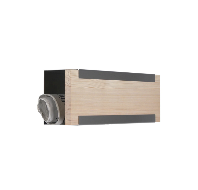 Zeitungsrolle glasnost wood oak heart